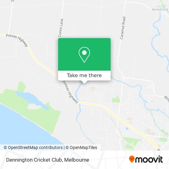 Dennington Cricket Club map