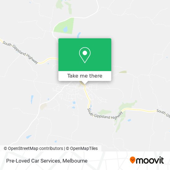 Pre-Loved Car Services map