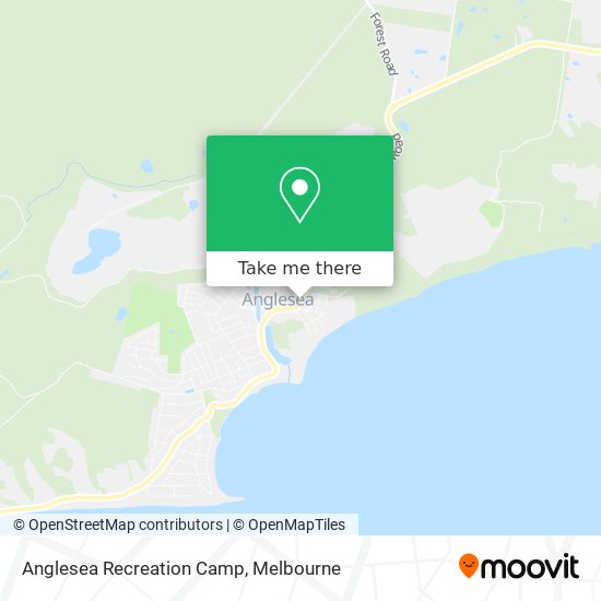 Anglesea Recreation Camp map