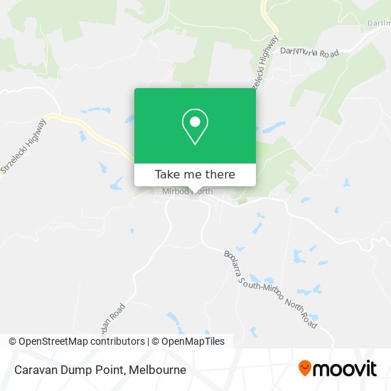 Caravan Dump Point map