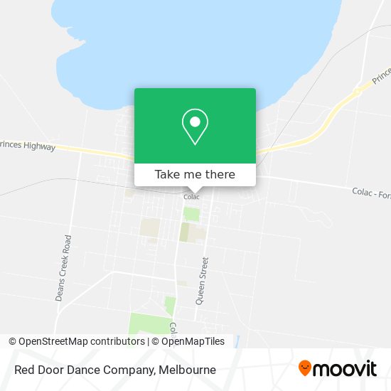 Red Door Dance Company map