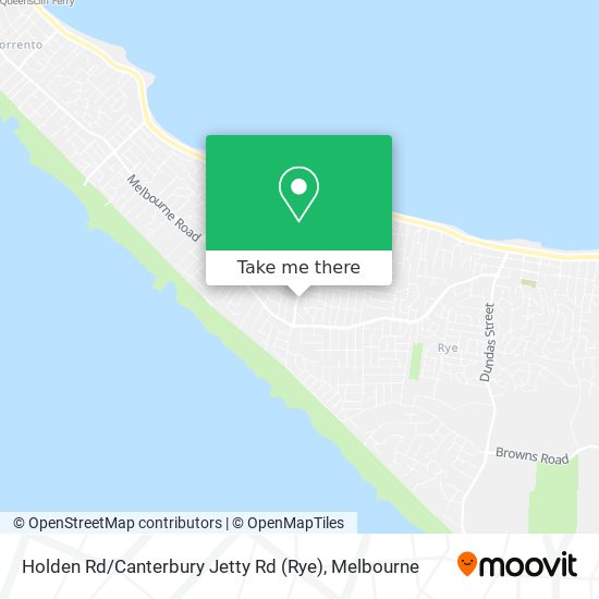 Holden Rd / Canterbury Jetty Rd (Rye) map