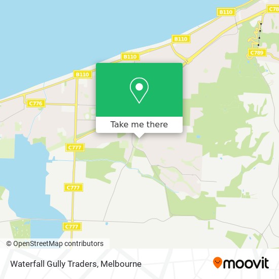 Waterfall Gully Traders map