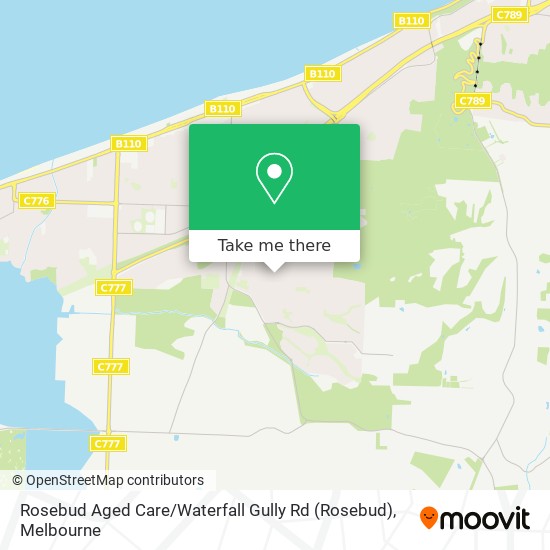 Rosebud Aged Care / Waterfall Gully Rd map