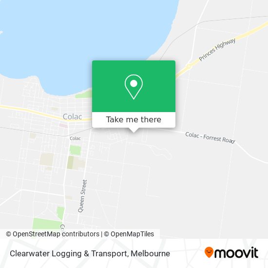 Clearwater Logging & Transport map