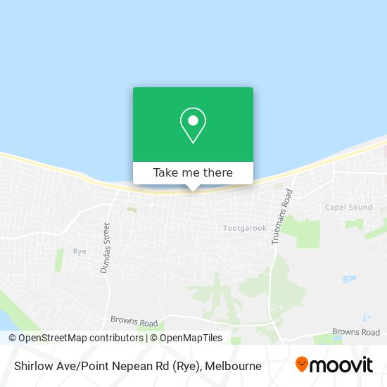 Shirlow Ave / Point Nepean Rd (Rye) map