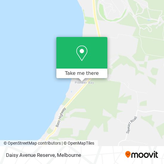 Daisy Avenue Reserve map