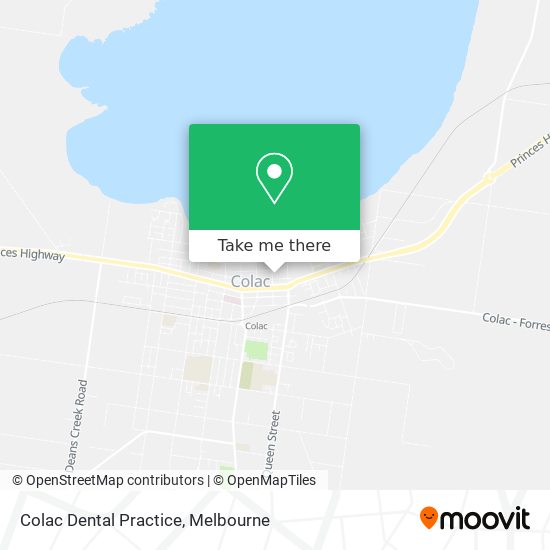 Colac Dental Practice map