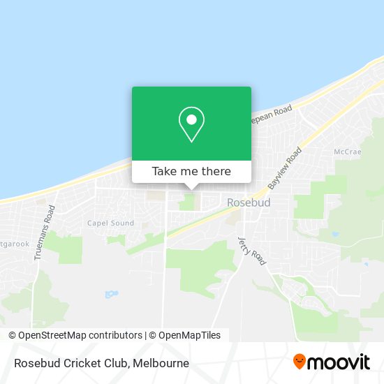 Rosebud Cricket Club map