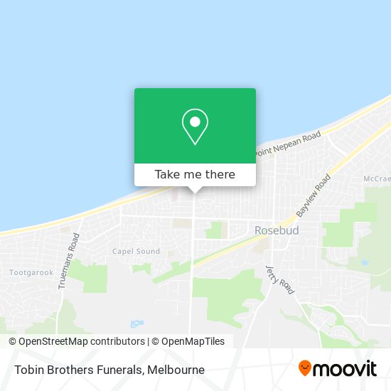Tobin Brothers Funerals map