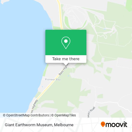 Giant Earthworm Museum map