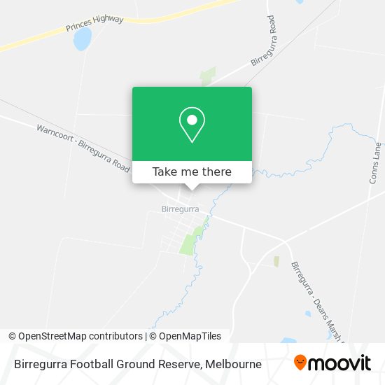 Birregurra Football Ground Reserve map