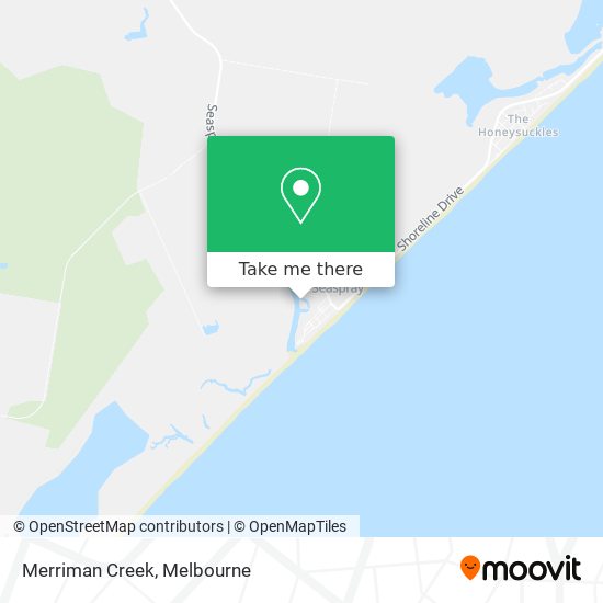 Merriman Creek map