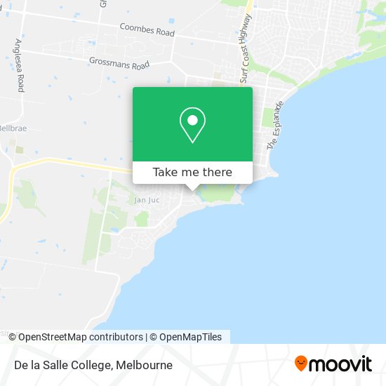 De la Salle College map