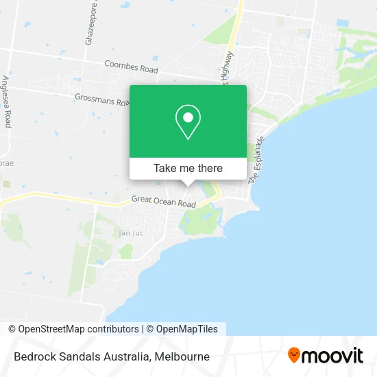 Bedrock Sandals Australia map