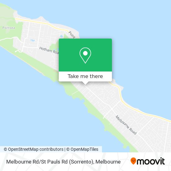 Melbourne Rd / St Pauls Rd (Sorrento) map