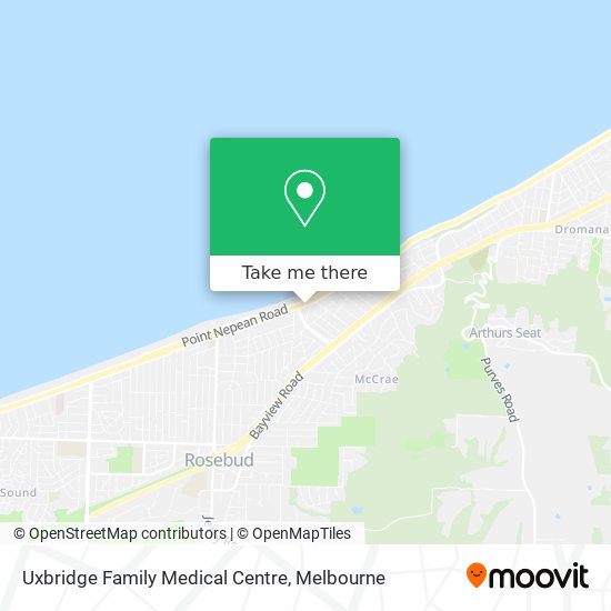 Mapa Uxbridge Family Medical Centre