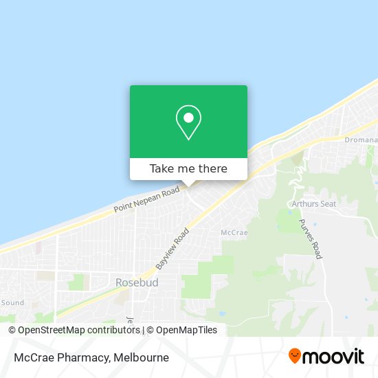 McCrae Pharmacy map