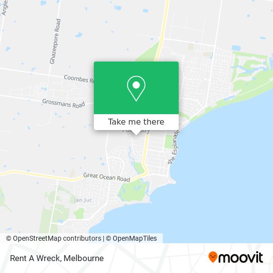 Rent A Wreck map