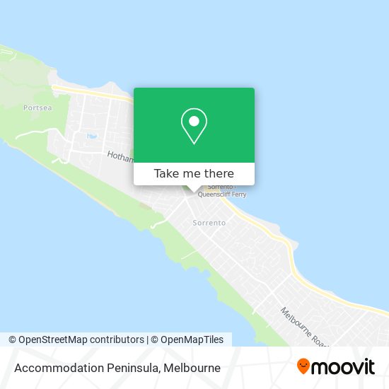 Accommodation Peninsula map