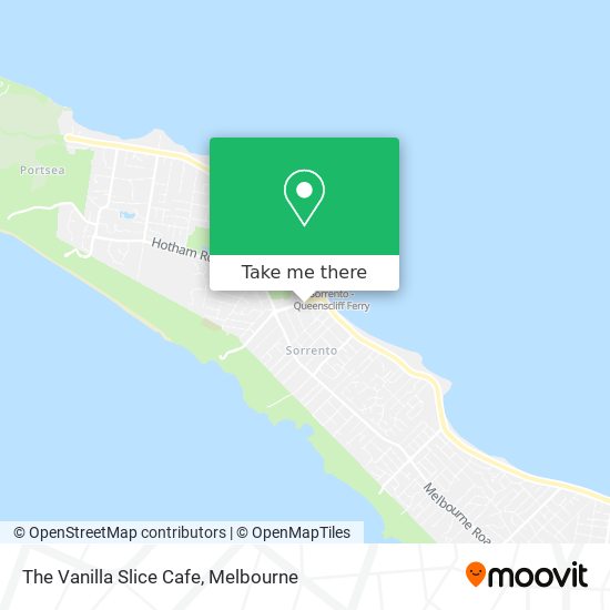 The Vanilla Slice Cafe map