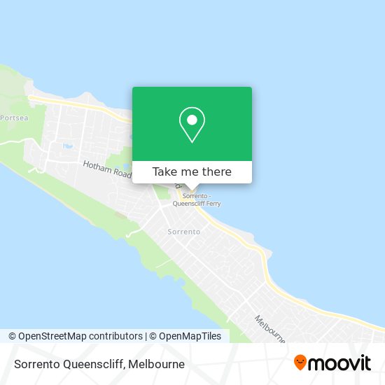 Sorrento Queenscliff map