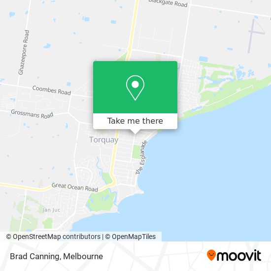 Brad Canning map