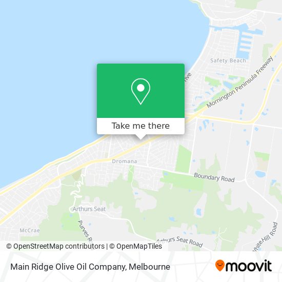 Main Ridge Olive Oil Company map