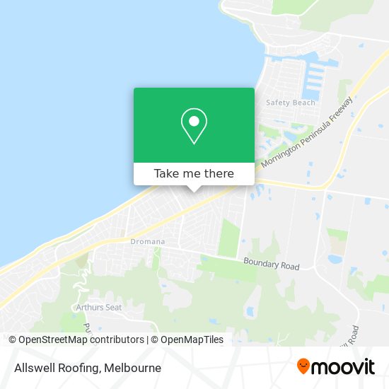 Allswell Roofing map