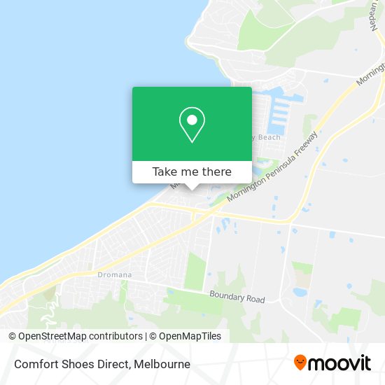 Comfort Shoes Direct map