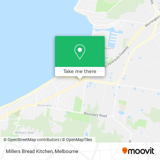 Millers Bread Kitchen map