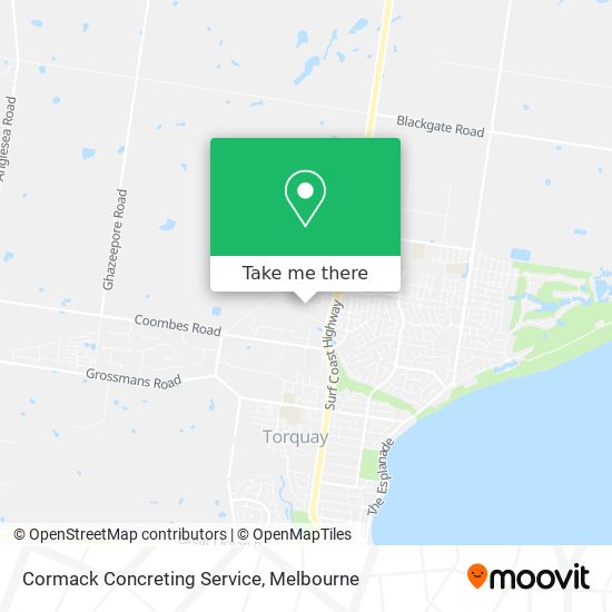 Cormack Concreting Service map