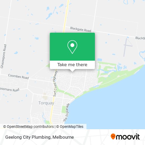 Geelong City Plumbing map