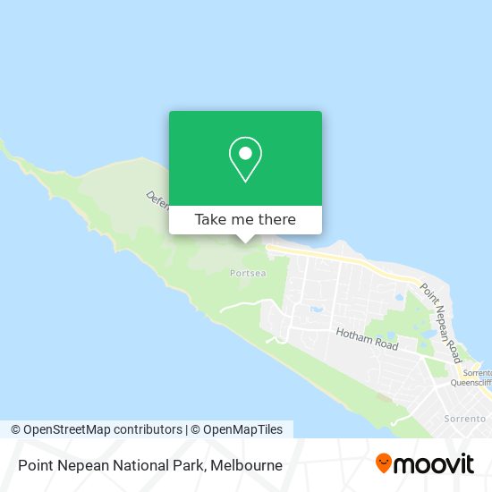 Point Nepean National Park map