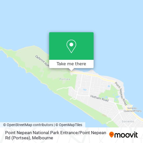 Point Nepean National Park Entrance / Point Nepean Rd (Portsea) map
