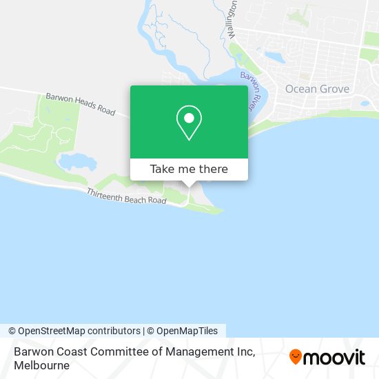 Barwon Coast Committee of Management Inc map