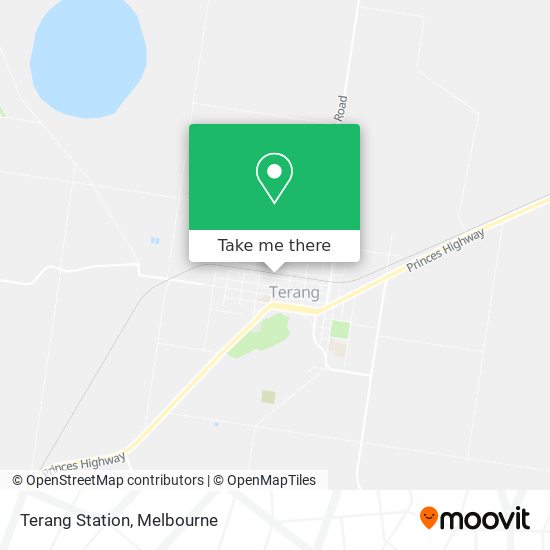 Terang Station map