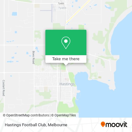 Hastings Football Club map