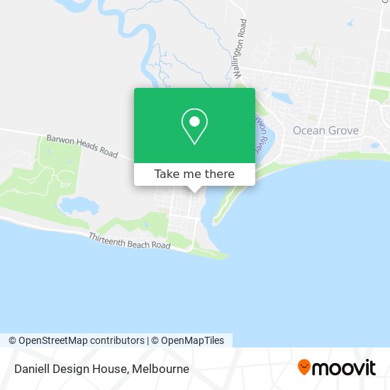 Daniell Design House map