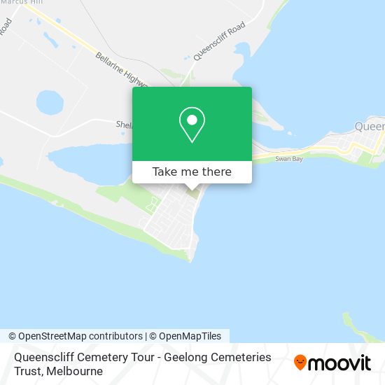 Queenscliff Cemetery Tour - Geelong Cemeteries Trust map