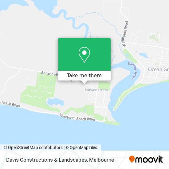 Davis Constructions & Landscapes map