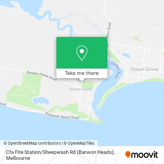 Cfa Fire Station / Sheepwash Rd (Barwon Heads) map