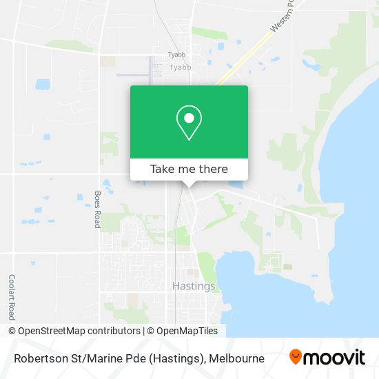 Robertson St / Marine Pde (Hastings) map