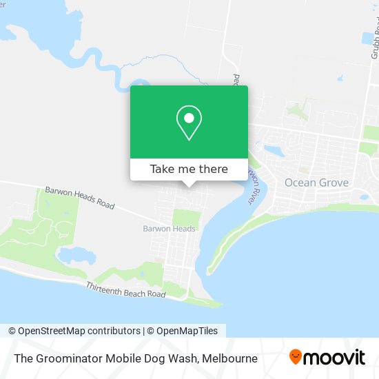 The Groominator Mobile Dog Wash map