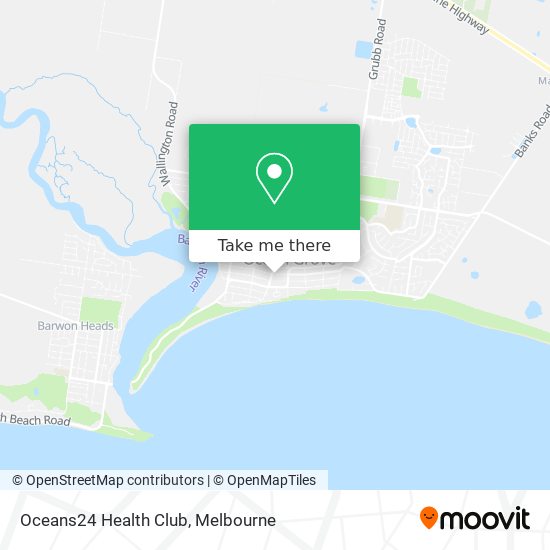 Oceans24 Health Club map
