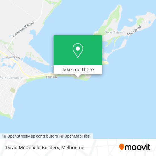 David McDonald Builders map
