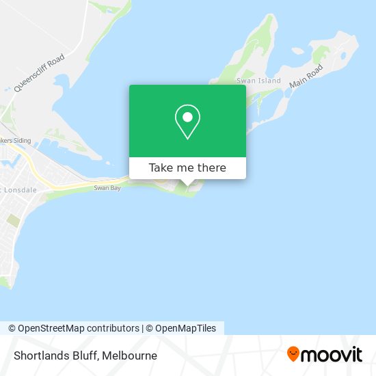 Shortlands Bluff map