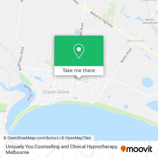 Uniquely You Counselling and Clinical Hypnotherapy map