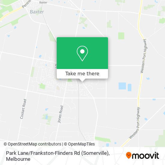 Park Lane / Frankston-Flinders Rd (Somerville) map