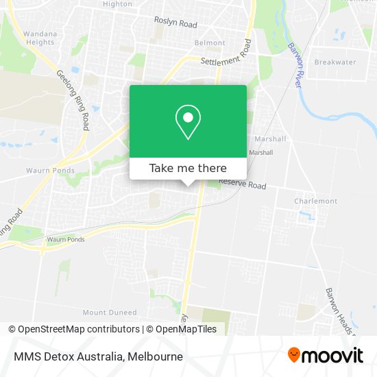 MMS Detox Australia map